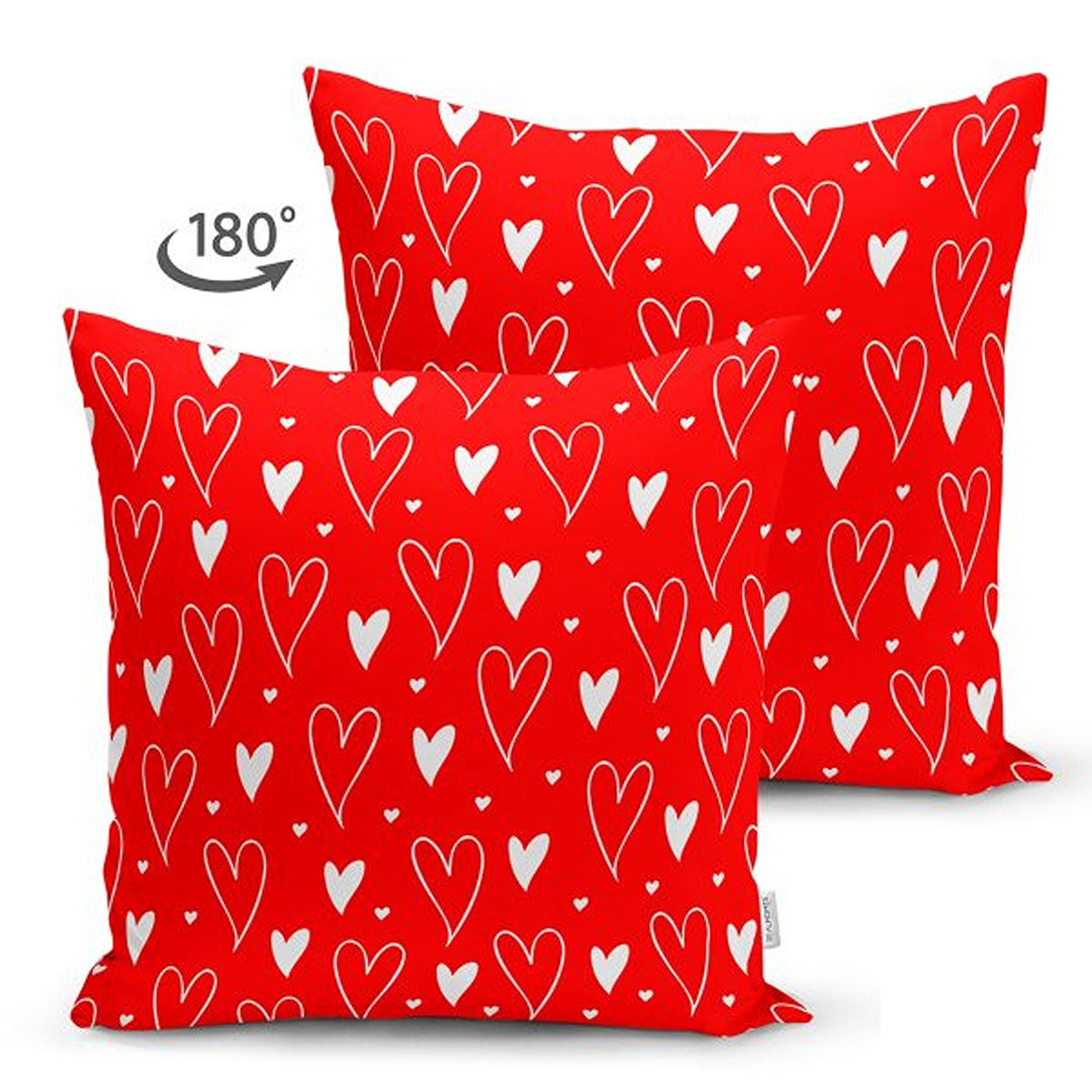 Heart Cushion Case|Love Pillow Cover|Romantic Pillowcase|Valentine's Day Gift|Love Arrow Cushion|Best Gift for Her|Valentine Pillowtop