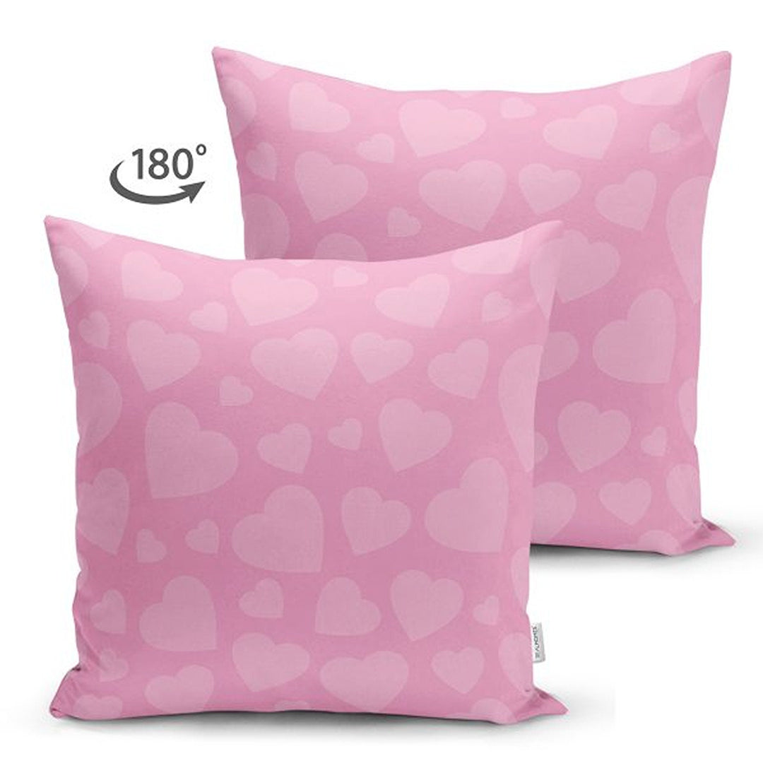 Heart Pillow Cover|Romantic Pillowcase|Heart Cushion Case|Valentine's Day Gift|Love Cushion Cover|Best Gift for Her|Valentine Pillowtop