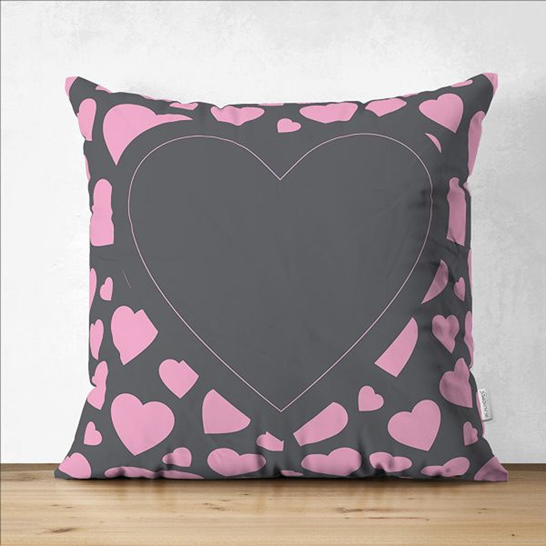 Heart Pillow Cover|Romantic Pillowcase|Heart Cushion Case|Valentine's Day Gift|Love Cushion Cover|Best Gift for Her|Valentine Pillowtop