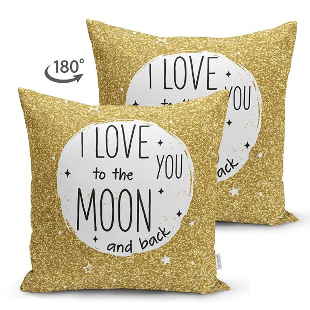 Love Throw Pillow Cover|I Love You To The Moon and Back Cushion Case|Only You Pillowcase|Valentine's Day Cushion Cover|Valentine Pillowtop