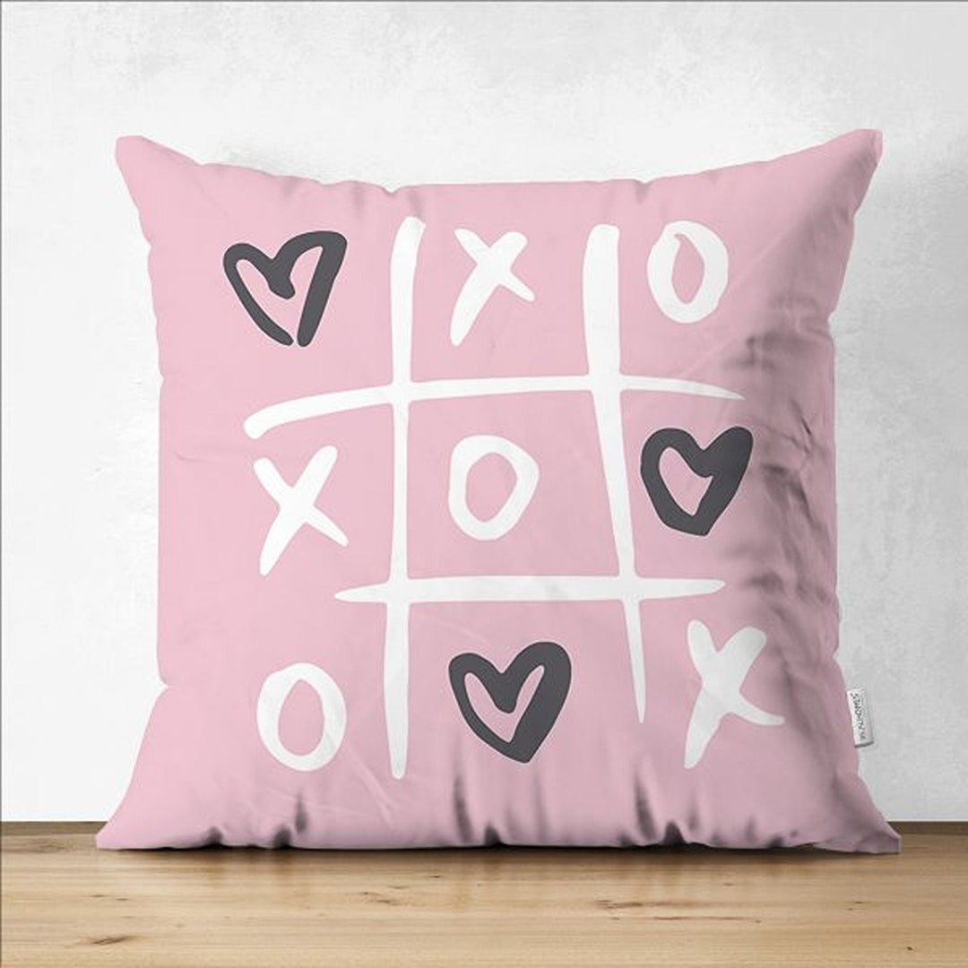 Love Pillow Cover|For You Pillowcase|One and Only Cushion Case|XO Print Pillowtop|Valentine's Day Gift|Love Cushion Case|Gift for Sweetheart