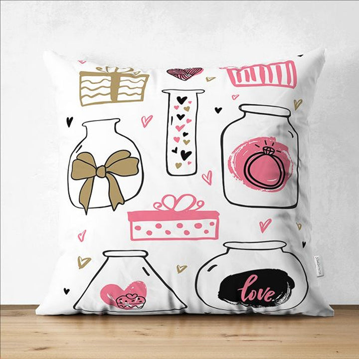 Love Pillow Cover|Be Mine Pillowcase|Heart Cushion Case|Valentine's Day Gift|Love Arrow Cushion Cover|Best Gift for Her|Valentine Pillowtop