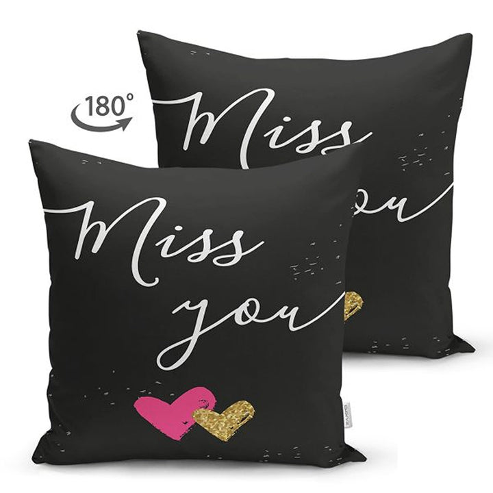 Love Pillow Cover|Happy Valentine's Day|Miss You Cushion Cover|Romantic Pillowcase|Heart Cushion Case|Valentine Pillowtop|Love Home Decor