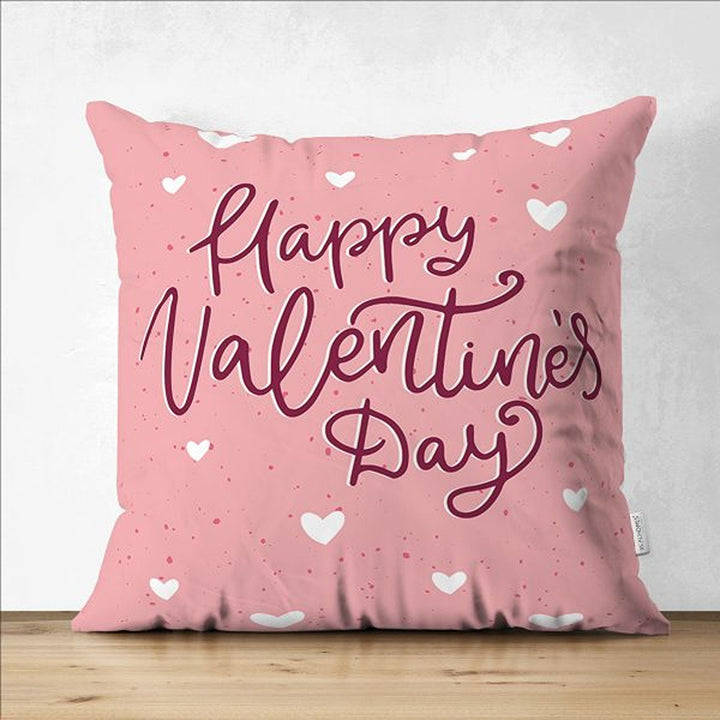 Love Pillow Cover|Romantic Pillowcase|Happy Valentine's Day Pillow|I Love You Cushion Cover|Love What You Do|Be My Valentine Cushion Case