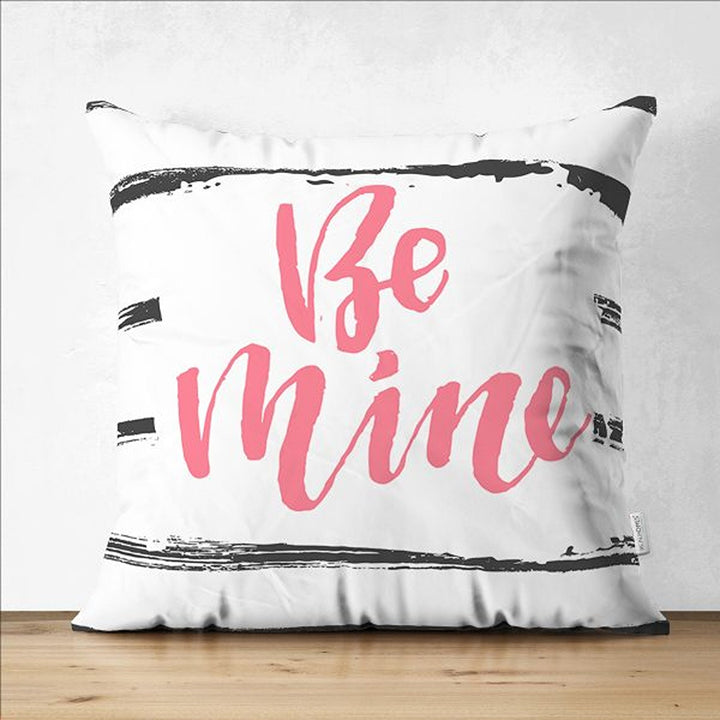 Love Pillow Cover|Be Mine Pillowcase|Heart Cushion Case|Valentine's Day Gift|Love Cushion Cover|Best Gift for Wife|Valentine Pillowtop