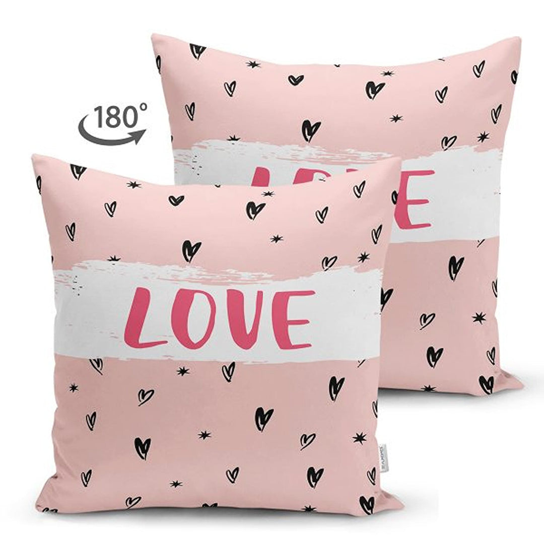 Love Pillow Cover|Happy Valentine's Day Gift|XO Print Pillowcase|Romantic Cushion|Love Cushion Cover|Best Gift for Her|Valentine Pillowtop