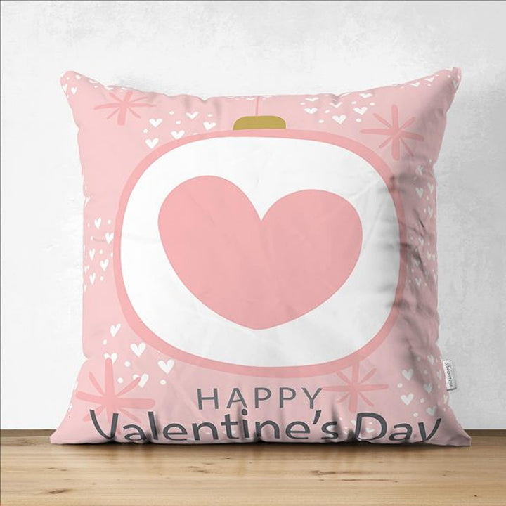 Love Pillow Cover|Love is in the Air|Happy Valentine's Day Decor|Love Cushion Cover|Heart Cushion Case|Valentine Pillowtop|Pastel Color Case