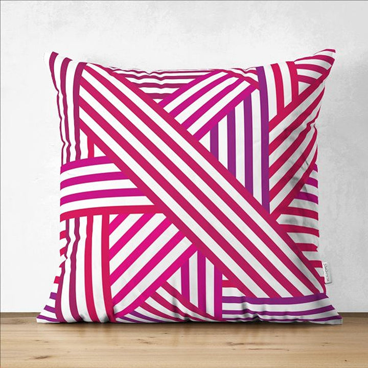 Love Pillow Cover|Always and Forever Pillow|Striped Cushion Case|Valentine's Day Gift|Abstract Love Decor|Valentine Pillowtop|Romantic Decor