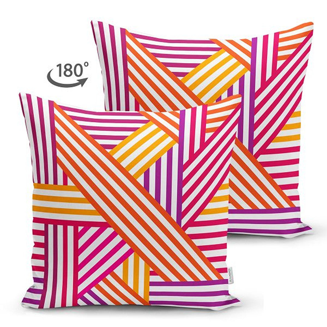 Love Pillow Cover|Always and Forever Pillow|Striped Cushion Case|Valentine's Day Gift|Abstract Love Decor|Valentine Pillowtop|Romantic Decor