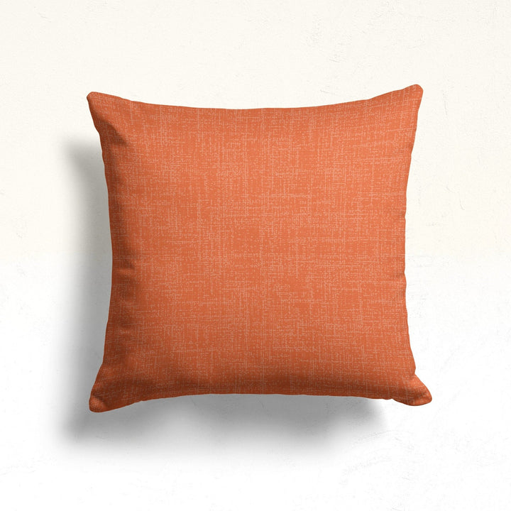 Orange Pillow Case|Decorative Pillowtop|Cozy Home Decor|Authentic Pillowcase|Farmhouse Pillow Top|Boho Bedding Decor|Solid Cushion