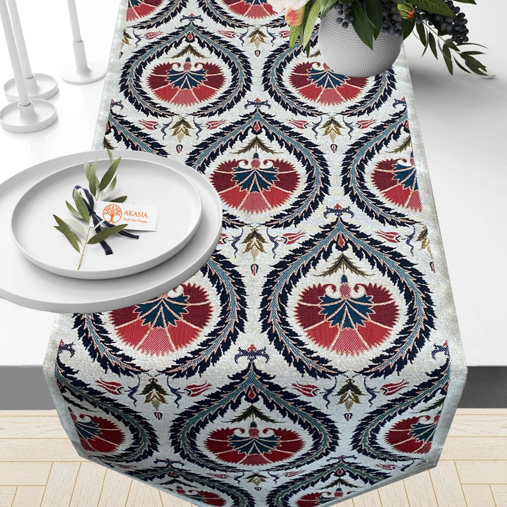 Tulip Tile Pattern Gobelin Runner