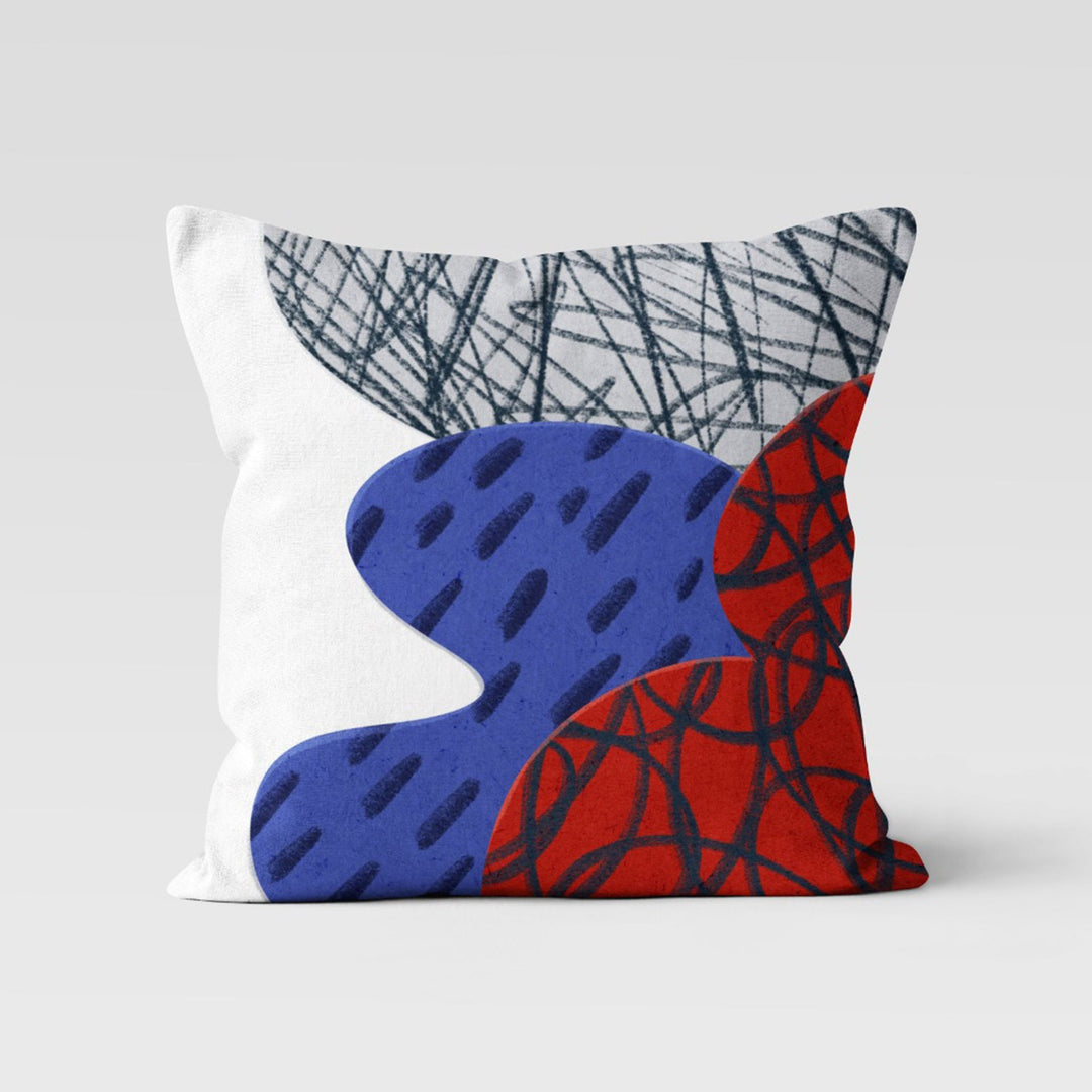 Abstract Pillow Cover|Colorful Cushion Case|Decorative Outdoor Throw Pillowcase|Boho Bedding Pillow Case|Sofa Cushion Cover|Stylish Decor