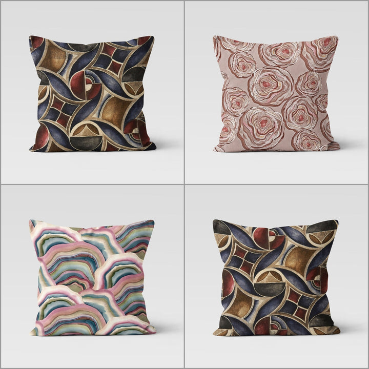 Abstract Pillow Cover|Decorative Outdoor Throw Pillowcase|Abstract Cushion Case|Boho Bedding Pillow Case|Sofa Cushion Cover|Stylish Decor