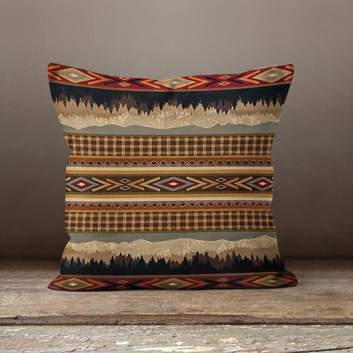 Rug Pillow Cover|Farmhouse Style Gift|Boho Pillowcase|Aztec Home Decor|Terracotta Pillowtop|Boho Pillowcase|Rustic Pillowtop Southwestern