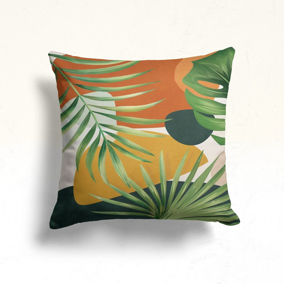 Plants Pillow Cover|Leaves Cushion Case|Onedraw Home Decor|Decorative Pillowtop|Boho Bedding Decor|Housewarming Abstract Floral Cushion