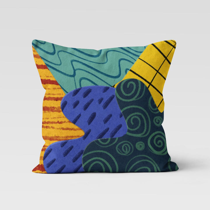 Abstract Pillow Cover|Colorful Cushion Case|Decorative Outdoor Throw Pillowcase|Boho Bedding Pillow Case|Sofa Cushion Cover|Stylish Decor