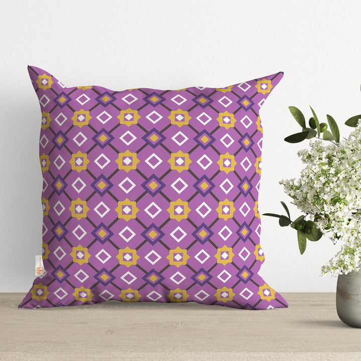 Geometric Pillow Cover|Cozy Pillowcase|Abstract Cushion Case|Decorative Pillowtop|Boho Bedding Decor|Outdoor Cushion Case|Sofa Throw Pillow