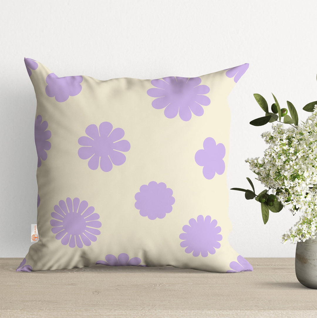 Daisy Pillow Cover|Summer Cushion Case|Floral Pillowtop|Check Pillowcase|Plaid Pillowcase|Outdoor Cushion Case|Decorative Sofa Throw Pillow