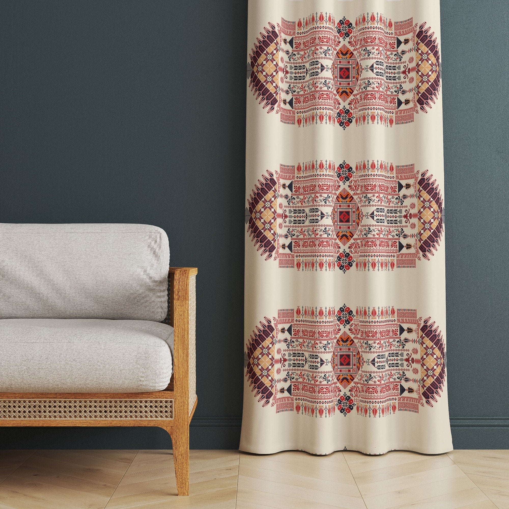 4 / 40x16 inches (100x40 cm) Valance
