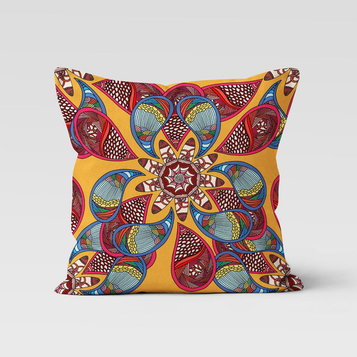 Abstract Pillowcase|Stylish Cushion Case|Decorative Throw Pillowtop|Boho Bedding Decor|Housewarming Farmhouse Style Colorful Pillow Case