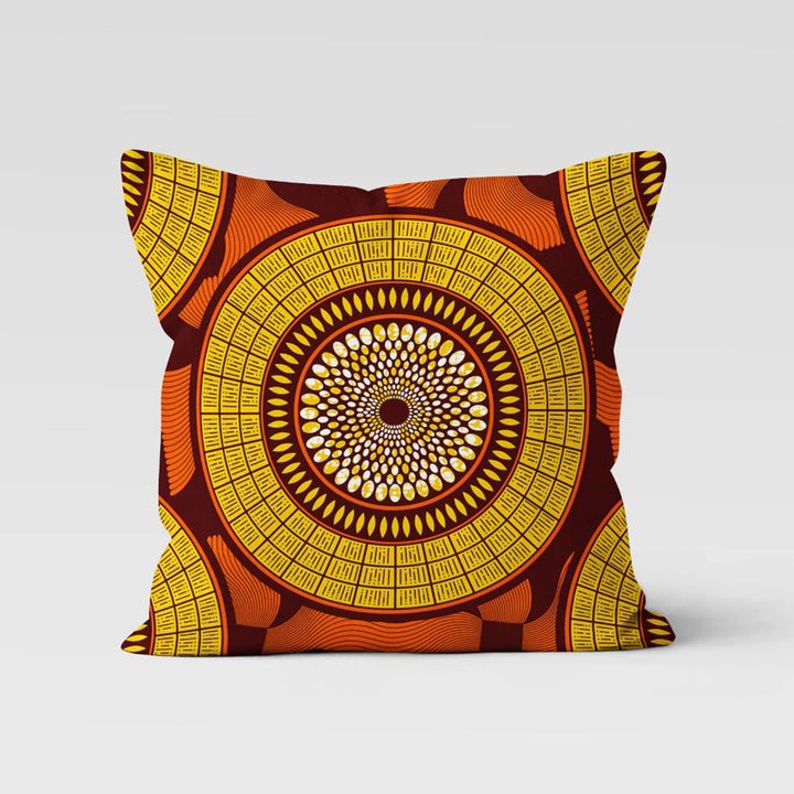 Abstract Pillowcase|Orange Cushion Case|Decorative Throw Pillowtop|Boho Bedding Decor|Housewarming Farmhouse Style Modern Pillow Case