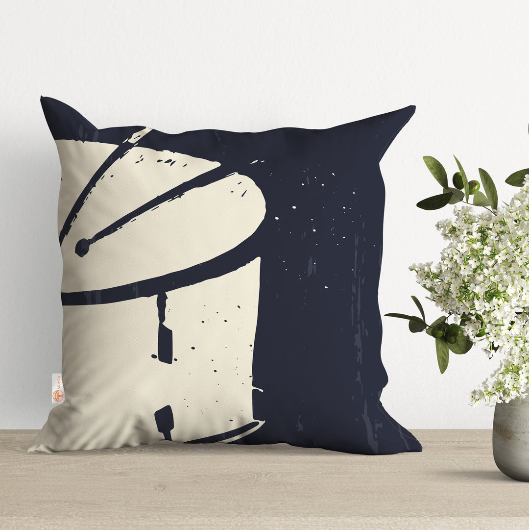 Musical Instrument Pillowtop|Trumpet Cushion Case|Drum Pillowtop|Boho Bedding Decor|Jazz Pillowcase|Outdoor Cushion Case|Sofa Throw Pillow