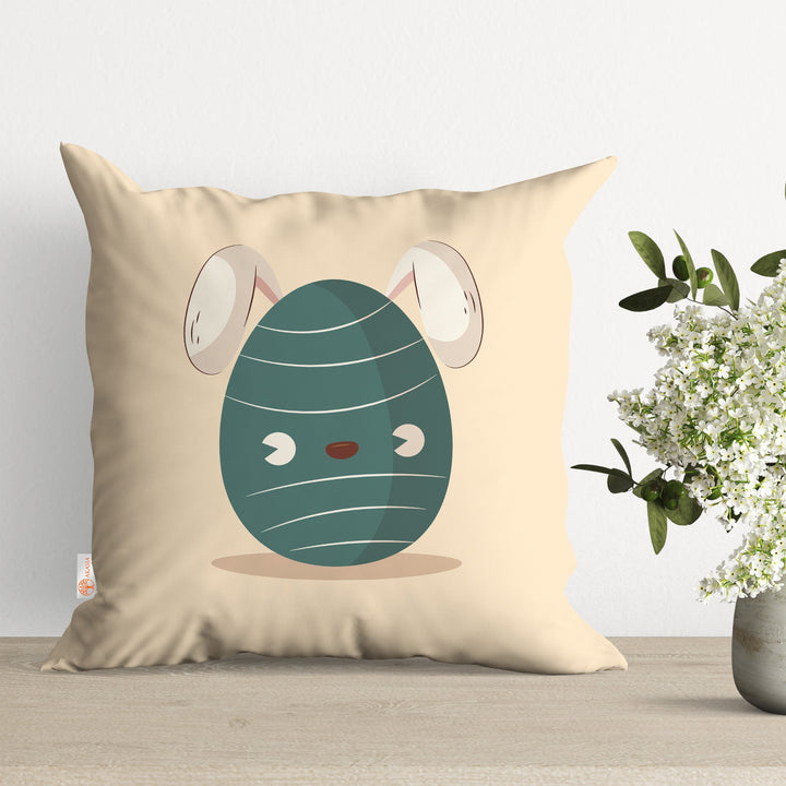 Easter Egg Pillow Cover|Easter Cushion Case|Egg Print Pillowtop|Spring Pillowcase|Boho Bedding Decor|Throw Pillowcase|Outdoor Cushion Case