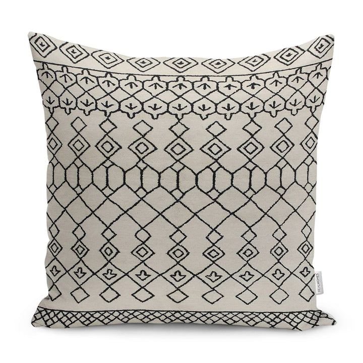 Ethnic Geometric Pillow Case|Porch Throw Pillowcase|Boho Cushion Cover|Abstract Cushion|Decorative Housewarming Pillow|Farmhouse Pillowtop