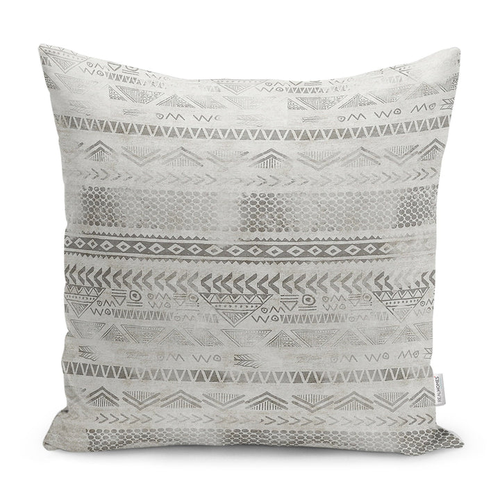 Ethnic Geometric Pillow Case|Porch Throw Pillowcase|Boho Cushion Cover|Abstract Cushion|Decorative Housewarming Pillow|Farmhouse Pillowtop