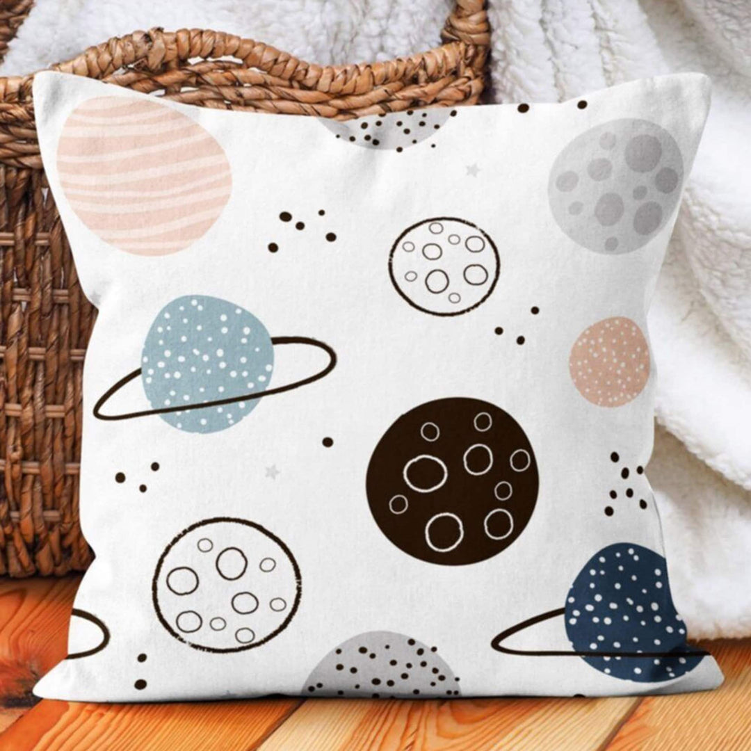 Kids Pillow Cover|Train Print Decorative Pillow Case|Galaxy Cushion Case|Fox Pillowcase|Housewarming Kid Cushion|Colorful Throw Pillowtop