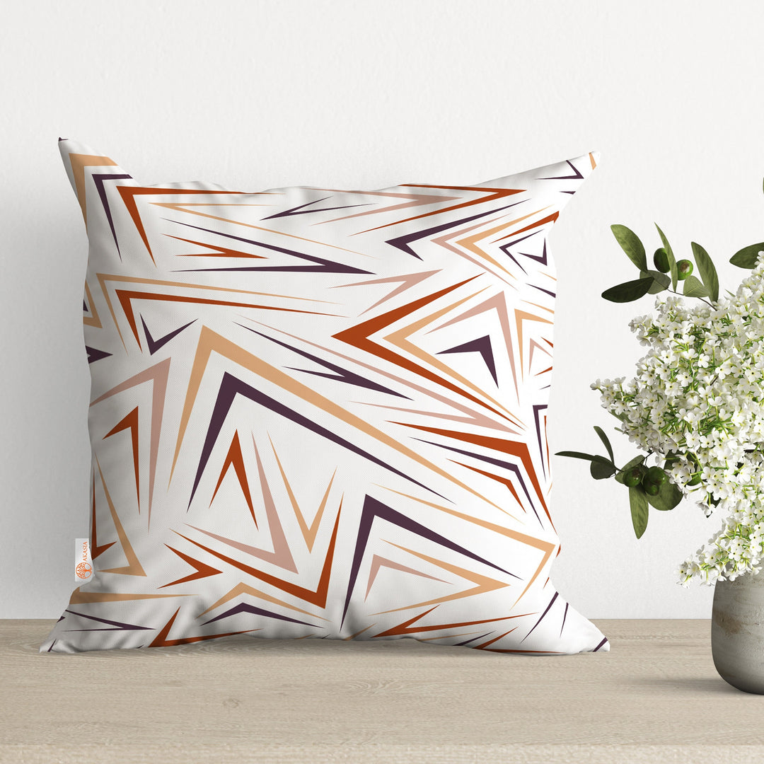 Geometric Pillow Cover|Sofa Throw Pillow|Abstract Cushion Case|Decorative Pillowtop|Boho Bedding Decor|Cozy Pillowcase|Outdoor Cushion Case