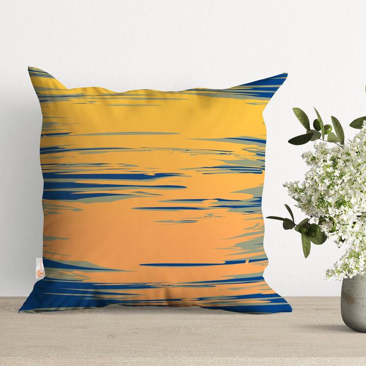 Sunset Pillow Cover|Palm Tree Pillowtop|Tropical Cushion Case|Boho Bedding Decor|Summer Pillowcase|Outdoor Cushion Case|Sofa Throw Pillow