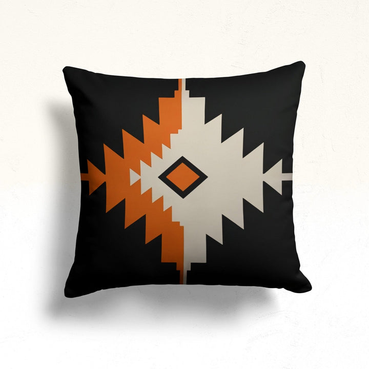 Southwest Pillow Top|Aztec Geo Pillow|Terracotta Decor|Geometric Southwestern Cushion|Rug Cushion Cover|Throw Pillowcase|Southwestern Design