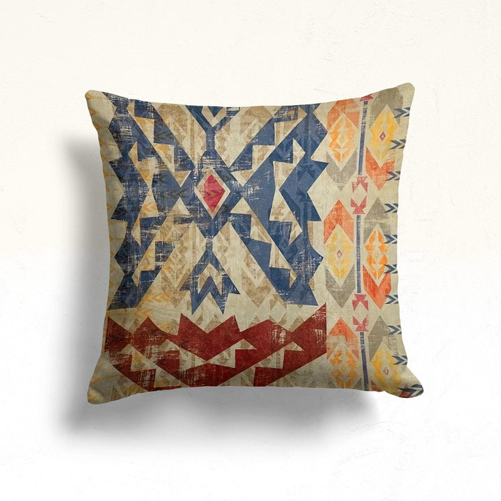 Southwest Pillow Top|Aztec Sofa Pillow|Decorative Pillowcase|Geometric Southwestern Cushion|Rug Design Cushion|Throw Pillowtop|West Pillow