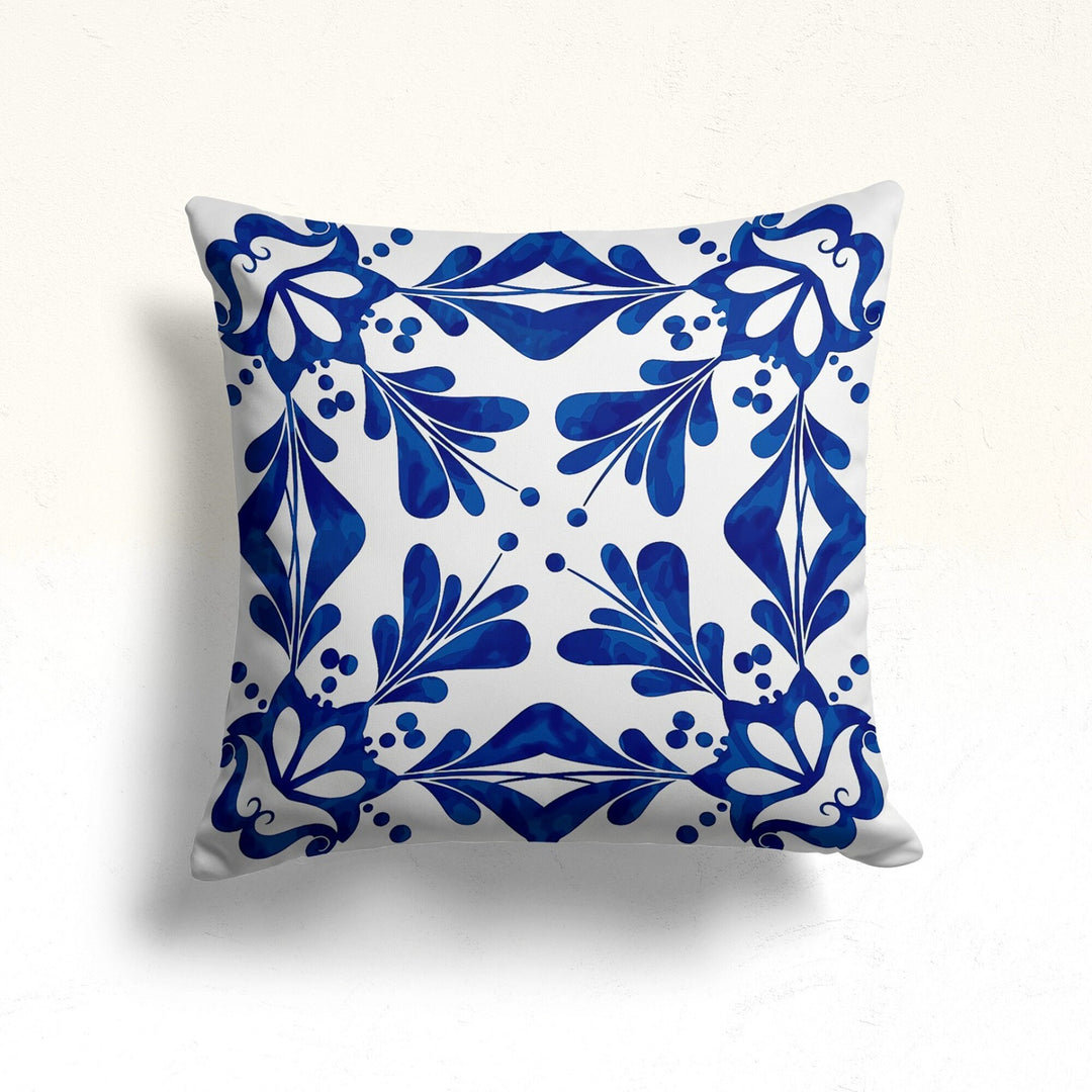 Tile Pattern Pillow Cover|Geometric Pillowcase|Ethnic Home Decor|Decorative Pillow Case|Authentic Cushion|Rustic Sofa Decor|Outdoor Pillow