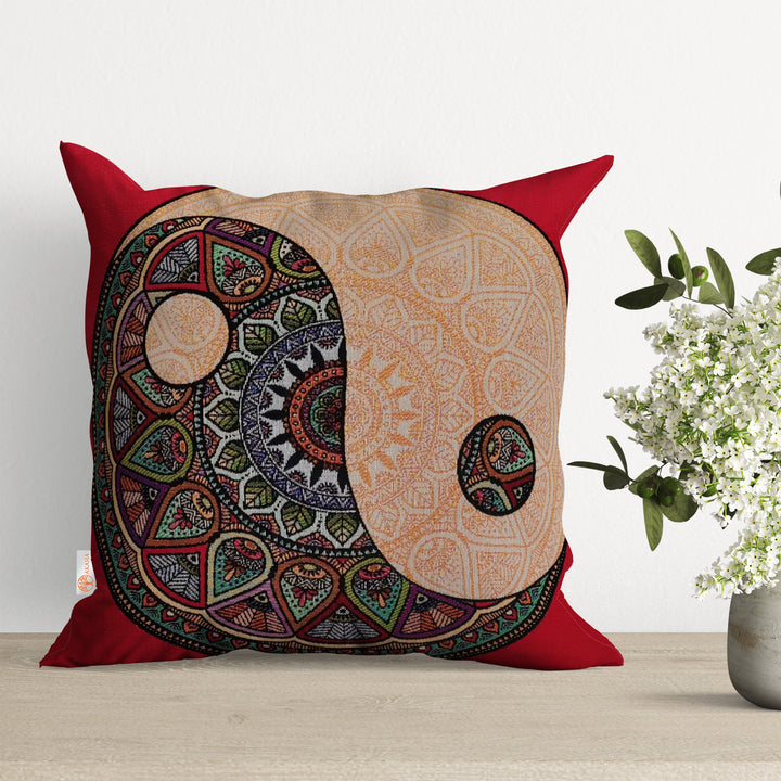 Tapestry Pillow Cover|Indian Mandala Cushion Case|Decorative Tapestry Pillow Case|Housewarming Throw Pillow Cover|Outdoor Tapestry Rug Cover