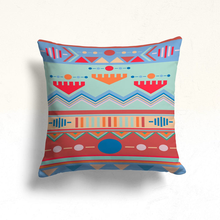 Rug Pillow Cover|Aztec Print Pillow|Bohemian Decor|Geometric Southwestern Cushion|Rug Design Cushion|Throw Pillowtop|Farmhouse Style Gift