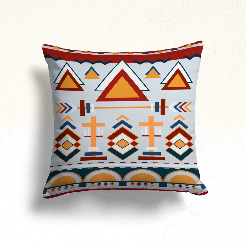 Rug Pillow Cover|Aztec Print Pillow|Bohemian Decor|Geometric Southwestern Cushion|Rug Design Cushion|Throw Pillowtop|Farmhouse Style Gift