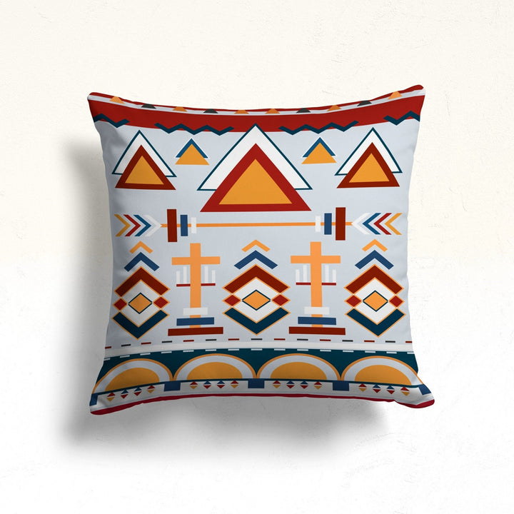 Rug Pillow Cover|Aztec Print Pillow|Bohemian Decor|Geometric Southwestern Cushion|Rug Design Cushion|Throw Pillowtop|Farmhouse Style Gift