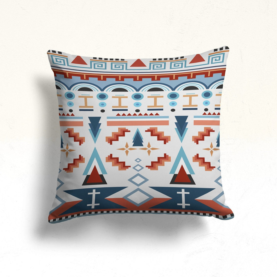 Western Pillow Case|Aztec Tribal Pillow|Geometric Pillow Top|Geometric Southwestern Cushion|Rug Cushion Case|Throw Pillowcase|Realtor Gift