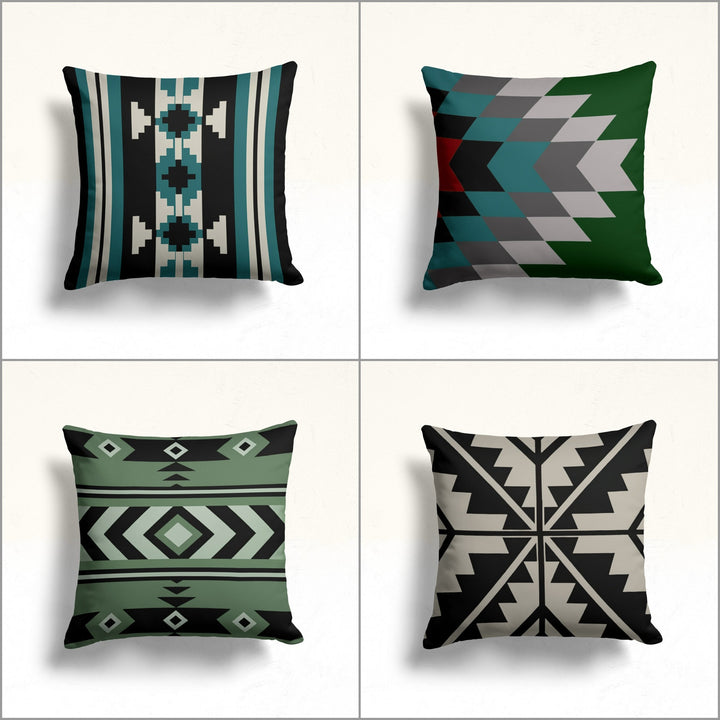 Western Pillow Cover|Aztec Sofa Pillow|Farmhouse Home Decor|Geometric Southwestern Cushion|Rug Design Cushion|Throw Pillowtop|Realtor Gift