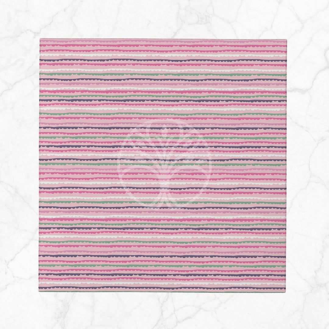 Plaid Fabric Napkin|Abstract Geometric Cloth Serviette|Pink Green Decor|Plaid Handkerchief|Farmhouse Table|Reusable Tableware|Boho Napkin