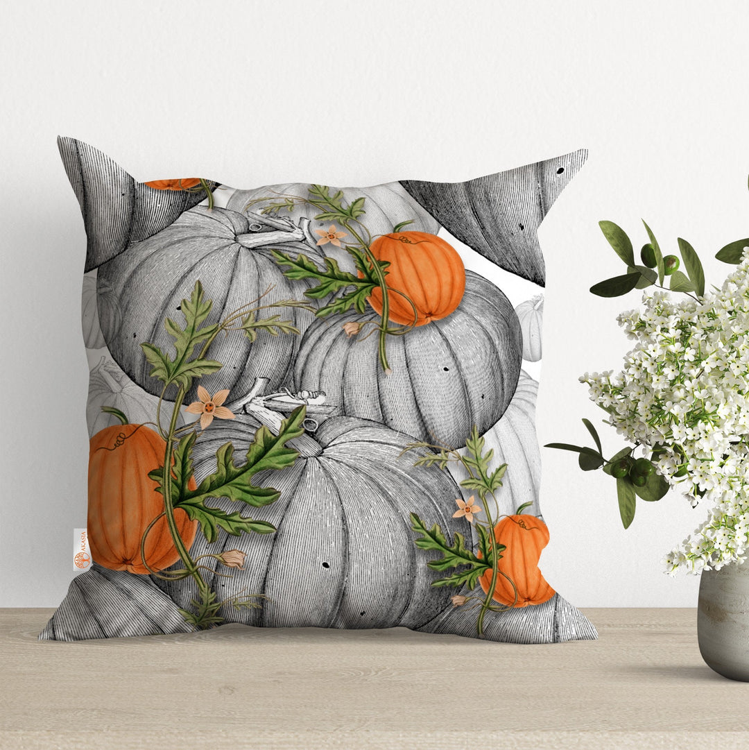 Fall Pillow Case|Grandpa Moon Pillow Cover|Pumpkin, Skull Cushion Case|Owl Pillowtop|Halloween Decor|Outdoor Cushion Cover