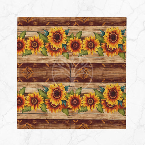 Sunflower Napkin|Farmhouse Autumn Tableware|Fabric Fall Handkerchief|Sunflower Cloth Serviette|Housewarming Napkin|Floral Napkin