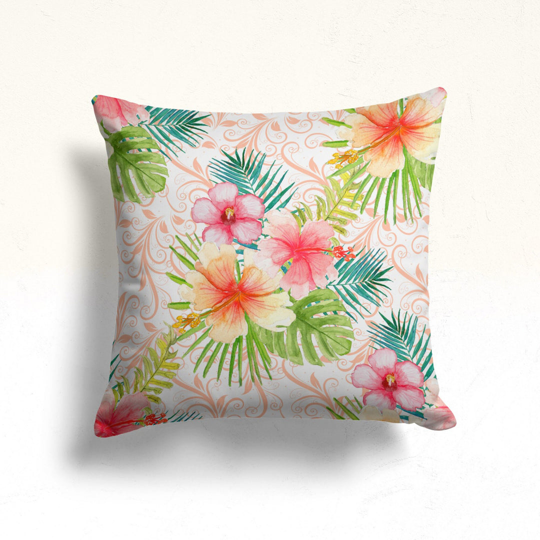 Summer Pillow Case|Floral Home Decor|Floral Cushion Cover|Boho Cushion Case|Decorative Throw Pillowtop|Boho Bedding Decor