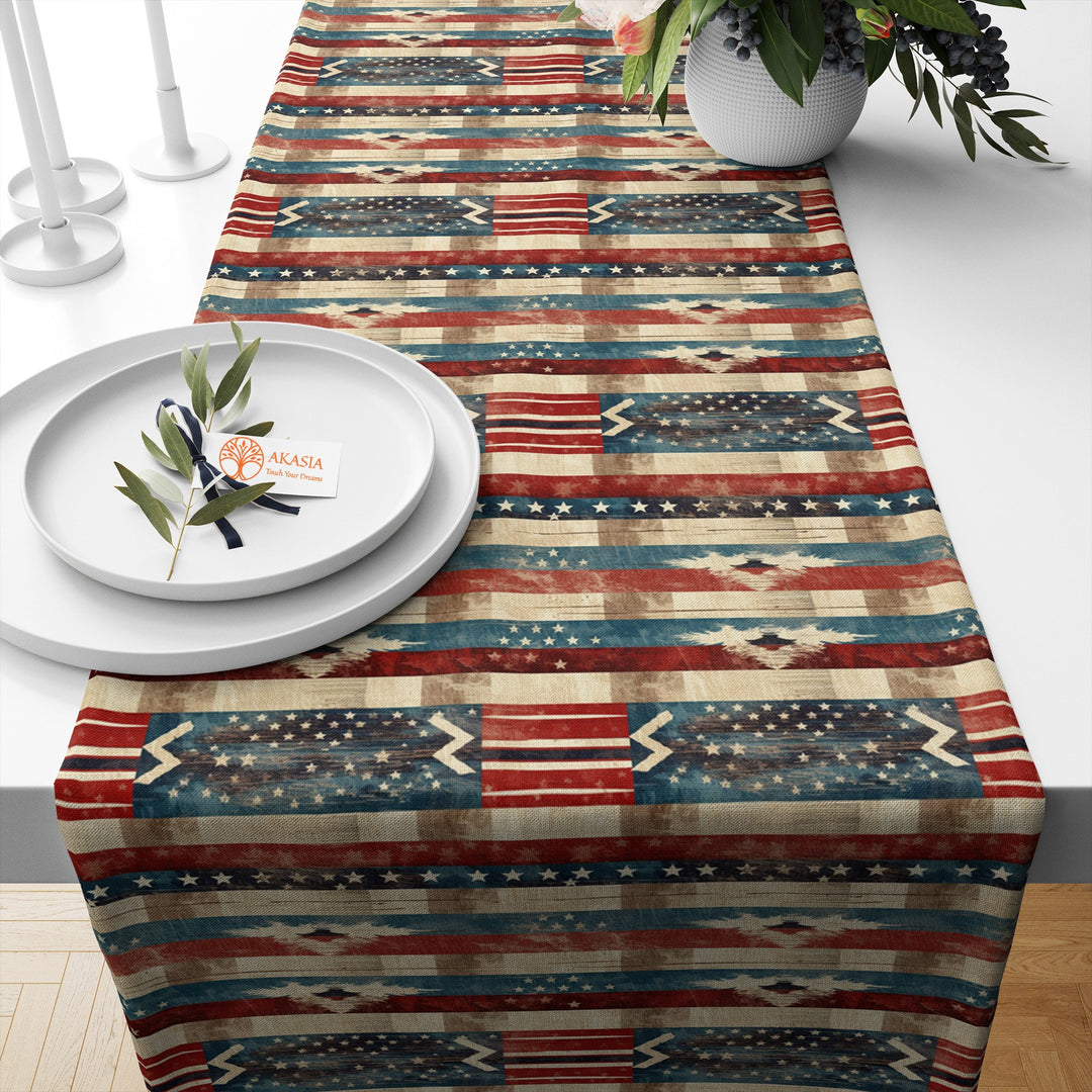 16x50 Rug Design Table Runner|Terracotta Table Top|Aztec Home Decor|Farmhouse Kitchen Tablecloth|Decorative Authentic Runner