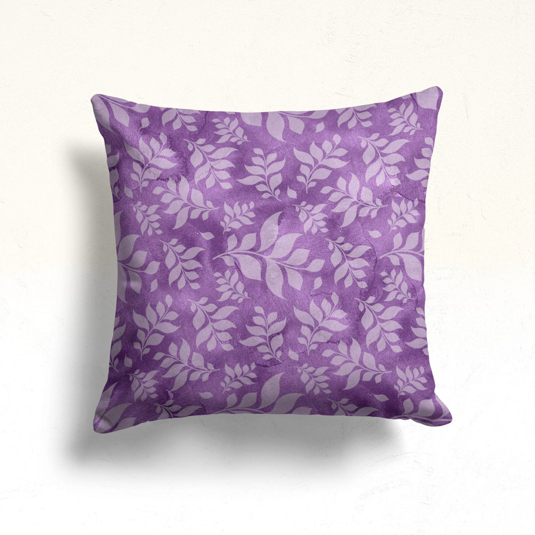 Purple Floral Pillow Case|Summer Home Decor|Floral Cushion Cover|Sofa Cushion Case|Decorative Throw Pillowtop|Boho Bedding Decor