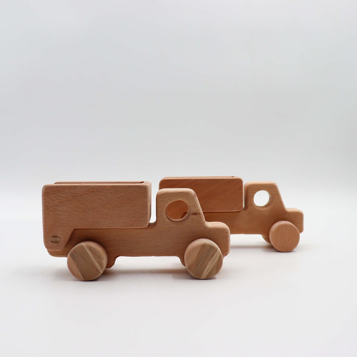 Wooden Tipper Truck Toy|Natural Wood Toy Dump Truck|Educational Building Toy|Farm-Themed Tipper Lorry|Imaginative Play|Delivery Vehicle