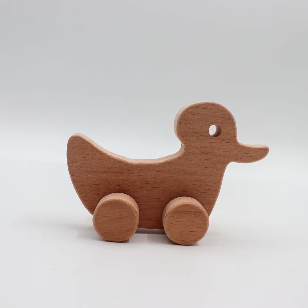 Wooden Duck and Rabbit Toy Set|Charming Handmade Wood Toy|Safe and Durable Kids Toys|Natural Nursery Decor|Perfect Gift for Kids