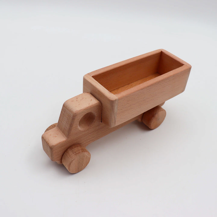 Wooden Truck Toy|Rustic Wood Truck Toy|Montessori Inspired Toy|Farmhouse Natural Wooden Toy|Sustainable Play|Safe for Little Hand